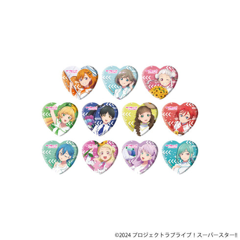 『ラブライブ!スーパースター!!』ハート型缶バッジ04/パレードver. コンプリートセット(全11種)(描き下ろしイラスト)